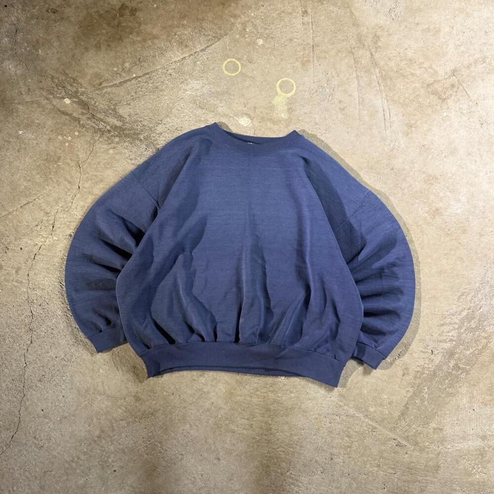 Vintage 90’s Boxy Faded Blue Crewneck Sweatshirt